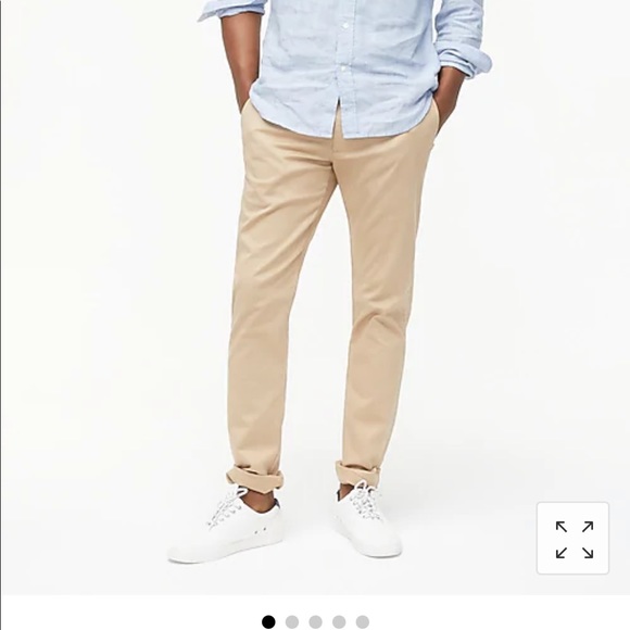 J. Crew Factory Driggs Slim Fit Stretch Khakis - Picture 2 of 9